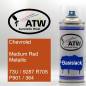 Preview: Chevrolet, Medium Red Metallic, 73U / 9287 R705 P901 / 364: 400ml Sprühdose, von ATW Autoteile West.